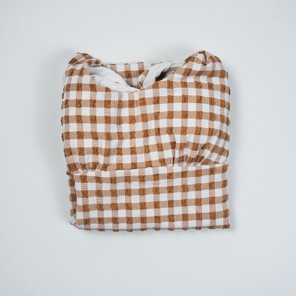 Andie Swim The Mandalay One Piece Women's Size XS Gingham Sparrow Seersucker NWT - Picture 15 of 16